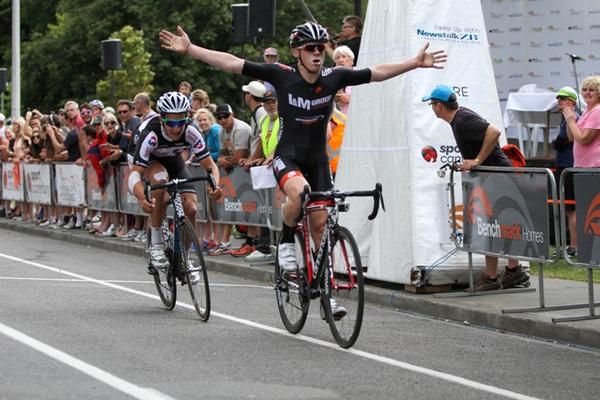 Grayson Napier celebrates his win. 